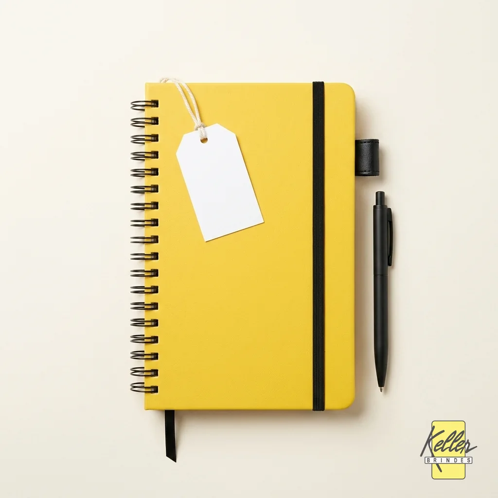 Cadernos e planners personalizados Keller Brindes
